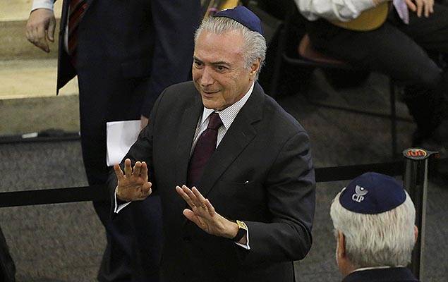 Sem citar Trump, Temer diz que Holocausto é ‘lição para o presente’