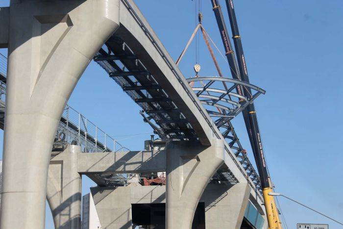 Obras Linha 15 Prata do Monotrilho