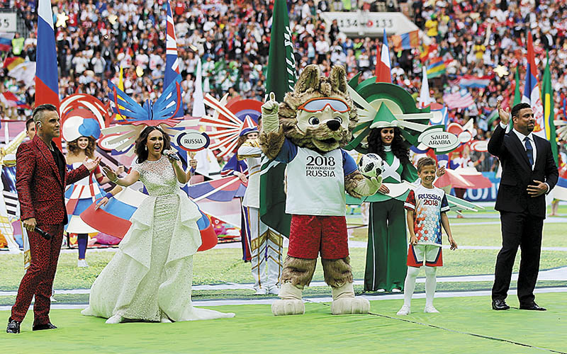 Fotos: Festa de abertura da Copa do Mundo Rússia 2018, Brasil